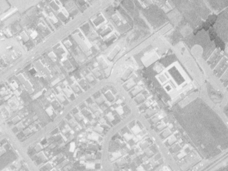 15 Greenhurst Street from the air, 1975-1979