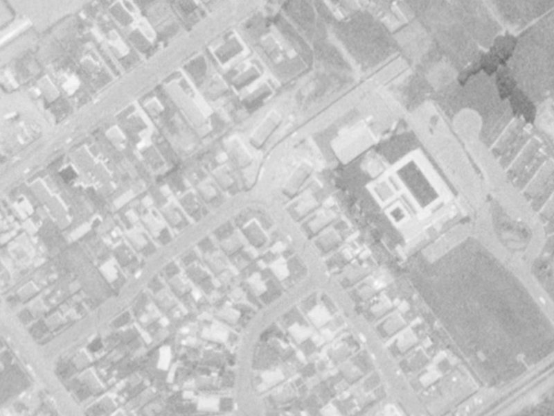 24 Greenhurst Street from the air, 1975-1979