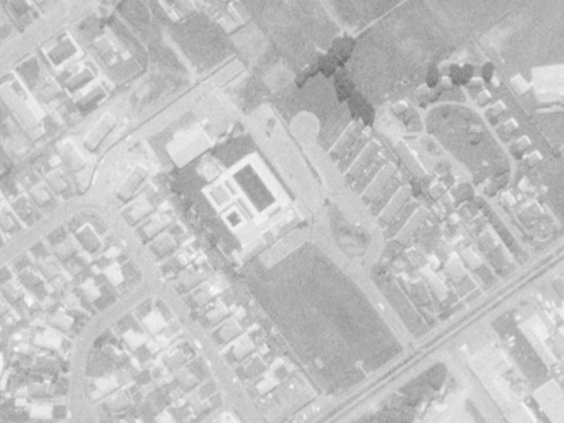 21 Weaver Place from the air, 1975-1979
