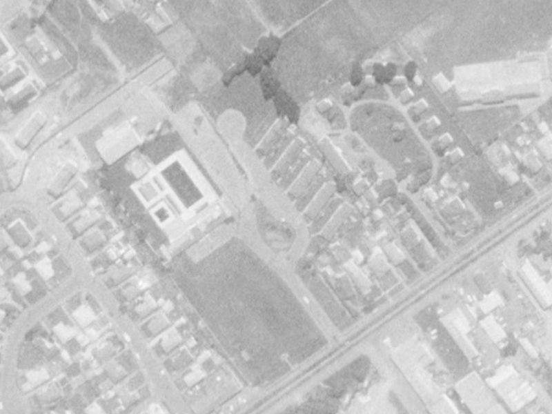 11 Weaver Place from the air, 1975-1979