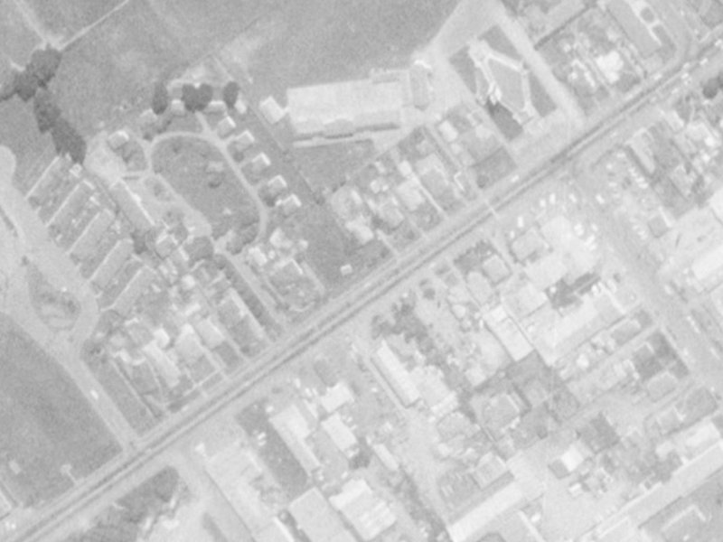 116A Main S Road from the air, 1975-1979