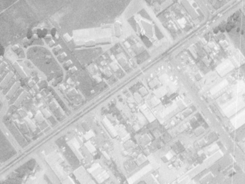 105 Main S Road from the air, 1975-1979