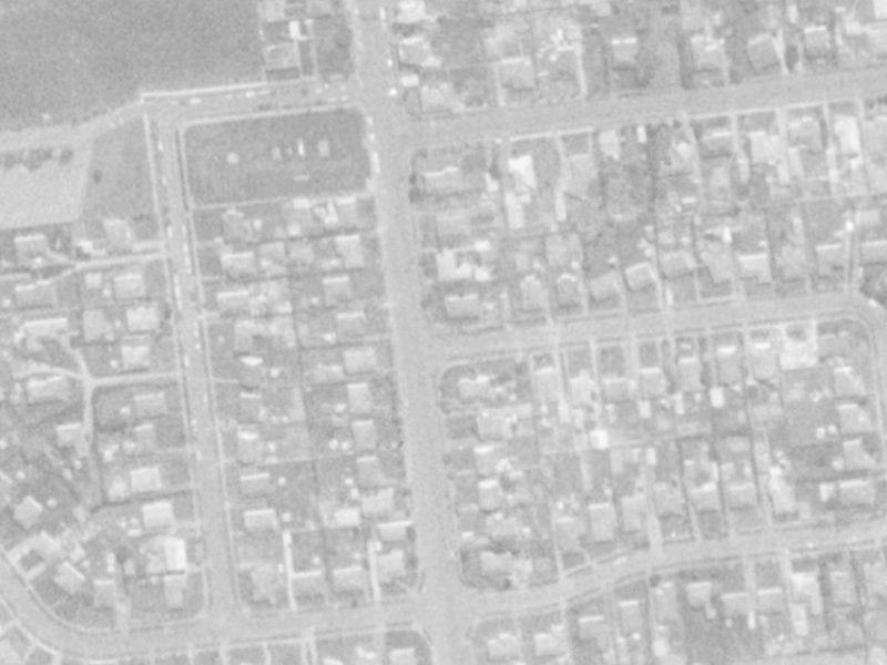 1 Hillary Crescent from the air, 1975-1979