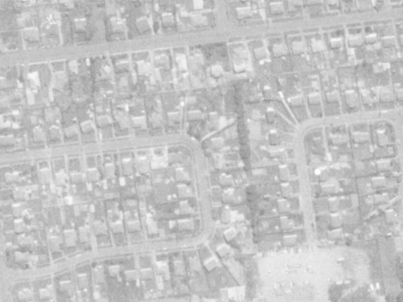 25 Hillary Crescent from the air, 1975-1979