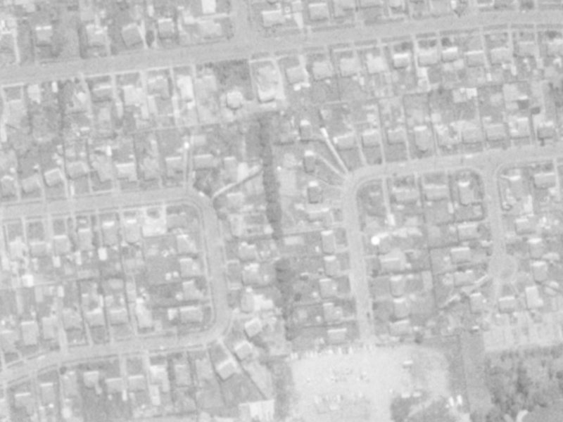 26A Roche Avenue from the air, 1975-1979