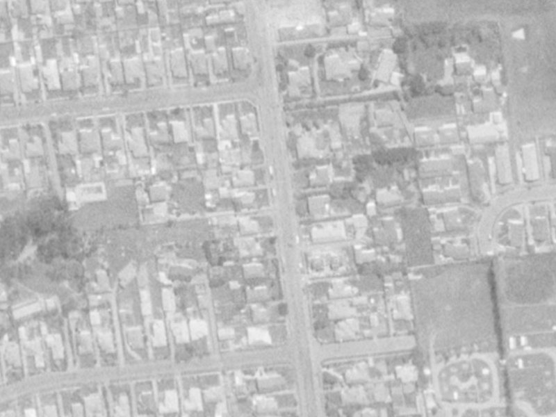 77 Middleton Road from the air, 1975-1979