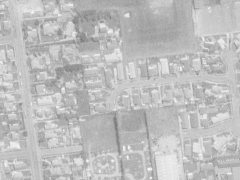 17 Colligan Street from the air, 1975-1979