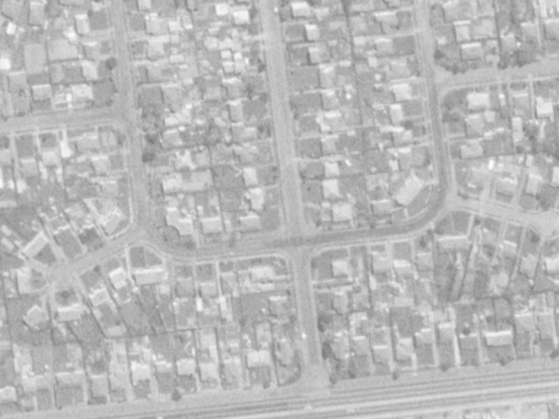 13E Tika Street from the air, 1975-1979