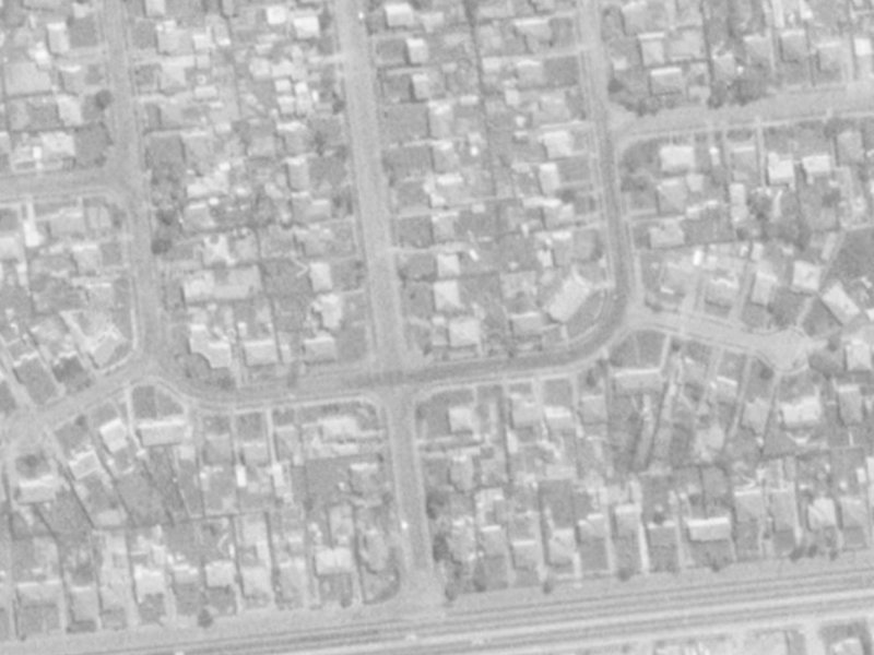 37 Centennial Avenue from the air, 1975-1979