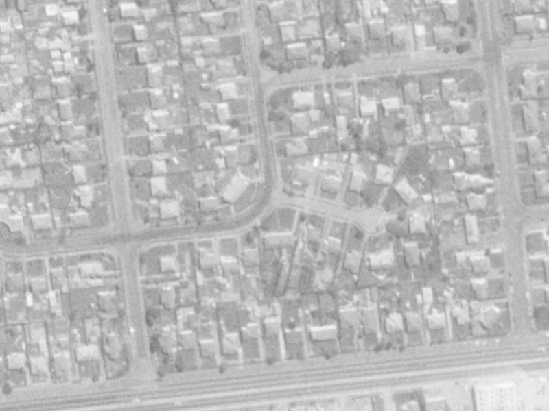 1 Kawaka Street from the air, 1975-1979