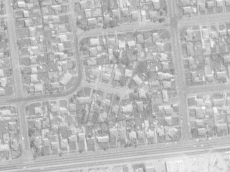 6 Kawaka Street from the air, 1975-1979