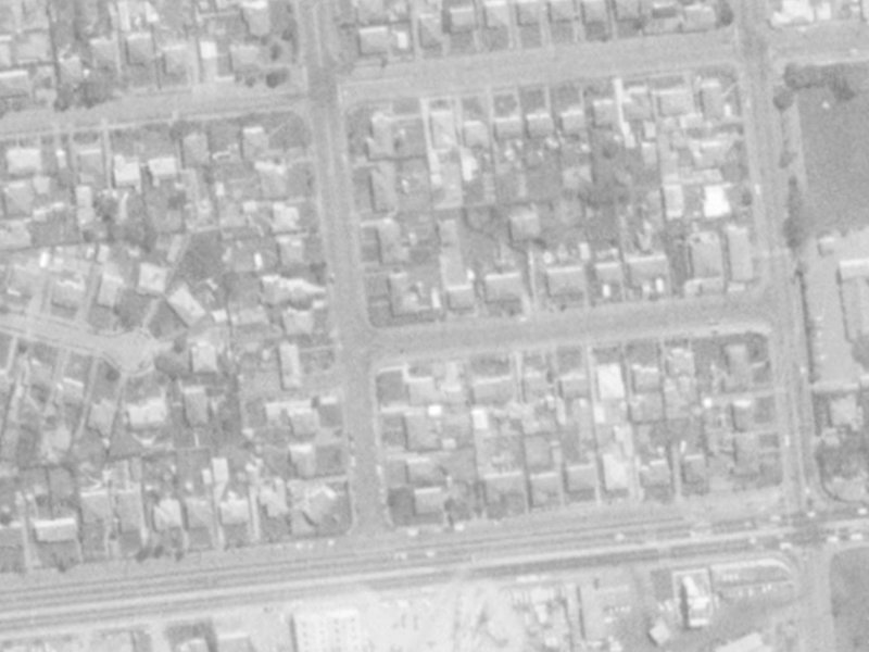 24 Rex Street from the air, 1975-1979