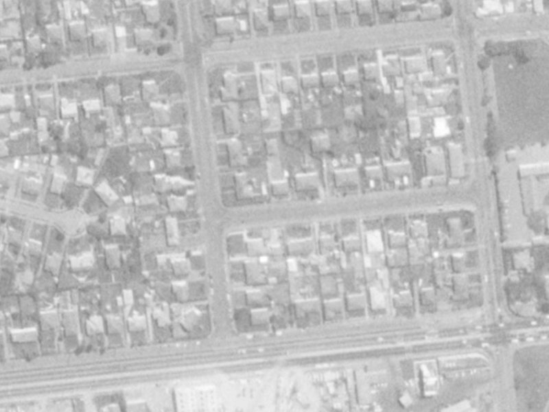 22 Rex Street from the air, 1975-1979