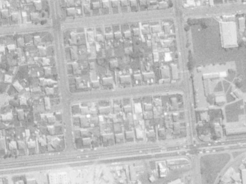 11B Rex Street from the air, 1975-1979