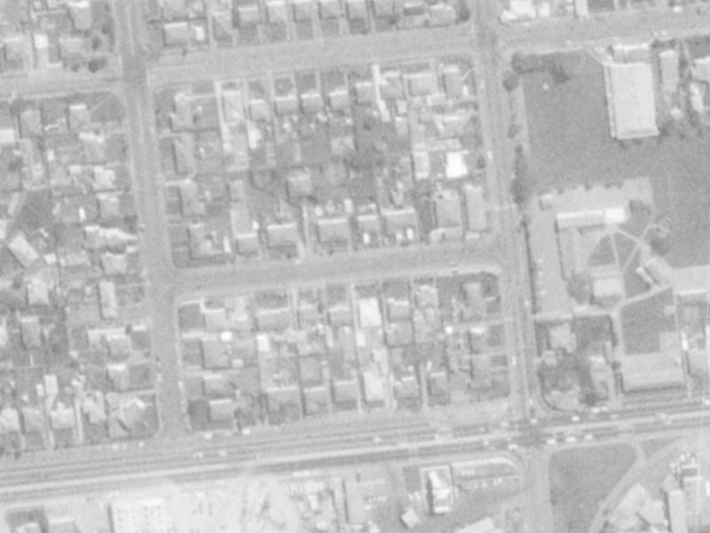9C Rex Street from the air, 1975-1979