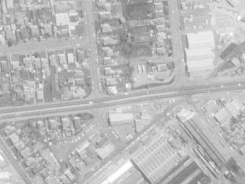 70 Blenheim Road from the air, 1975-1979