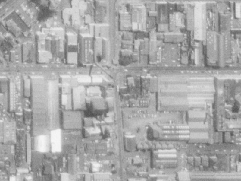 246 Antigua Street from the air, 1975-1979