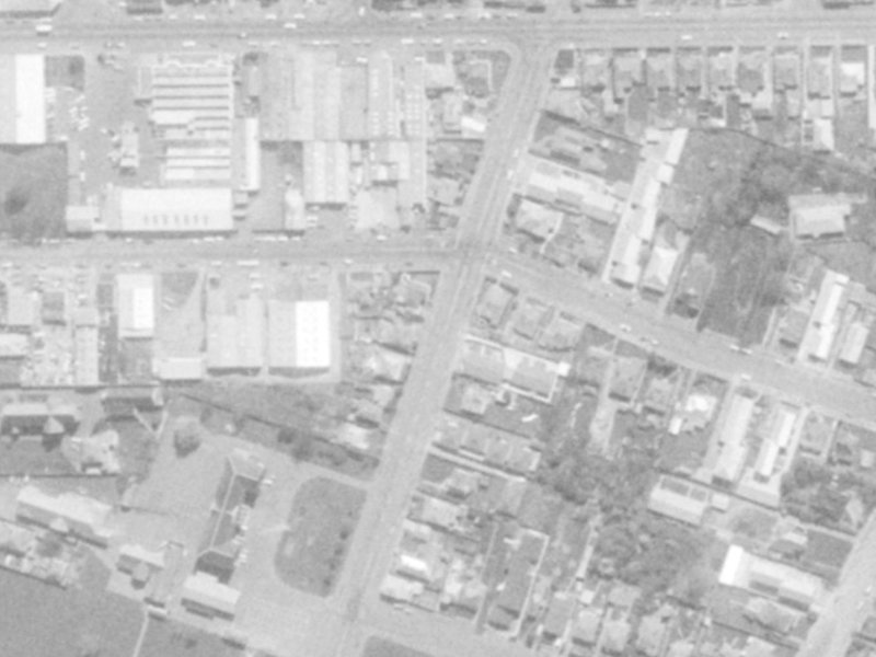 54 Nursery Road from the air, 1975-1979