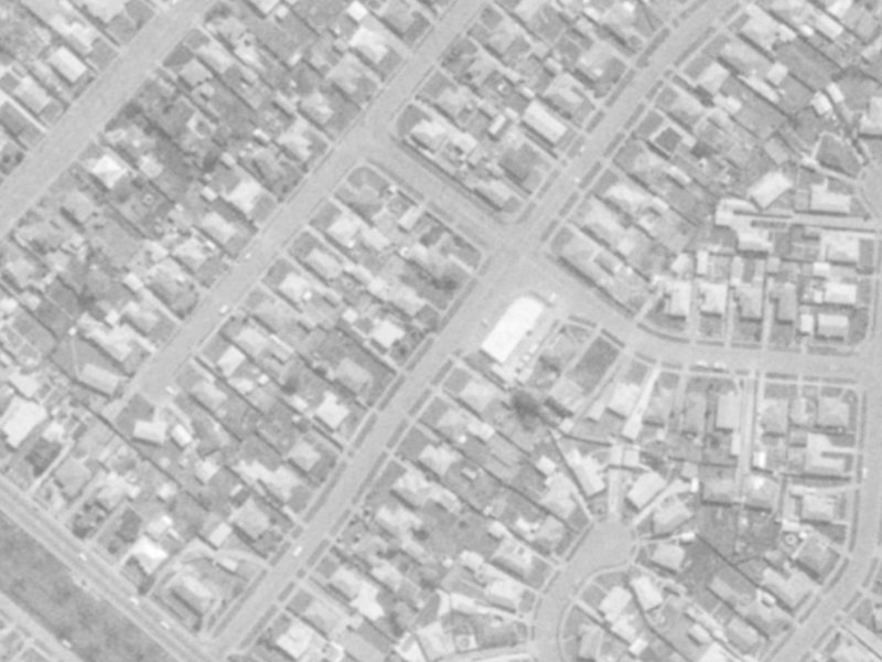 24A McGregors Road from the air, 1975-1979