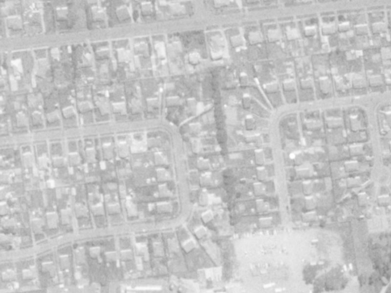 29 Hillary Crescent from the air, 1975-1979