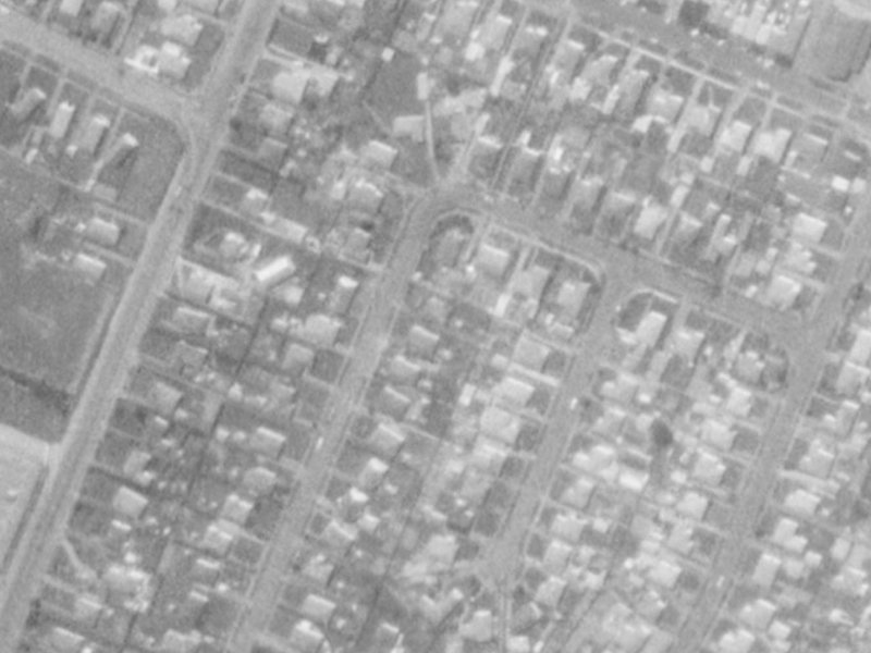 28 Amuri Street from the air, 1975-1979