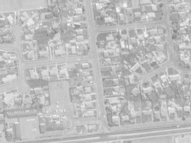 71A Wharenui Road from the air, 1975-1979