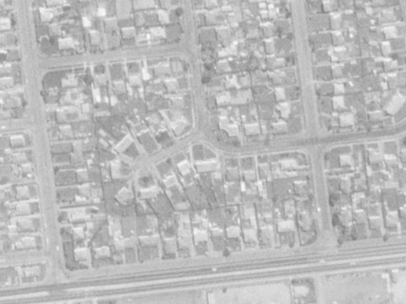 50A Centennial Avenue from the air, 1975-1979