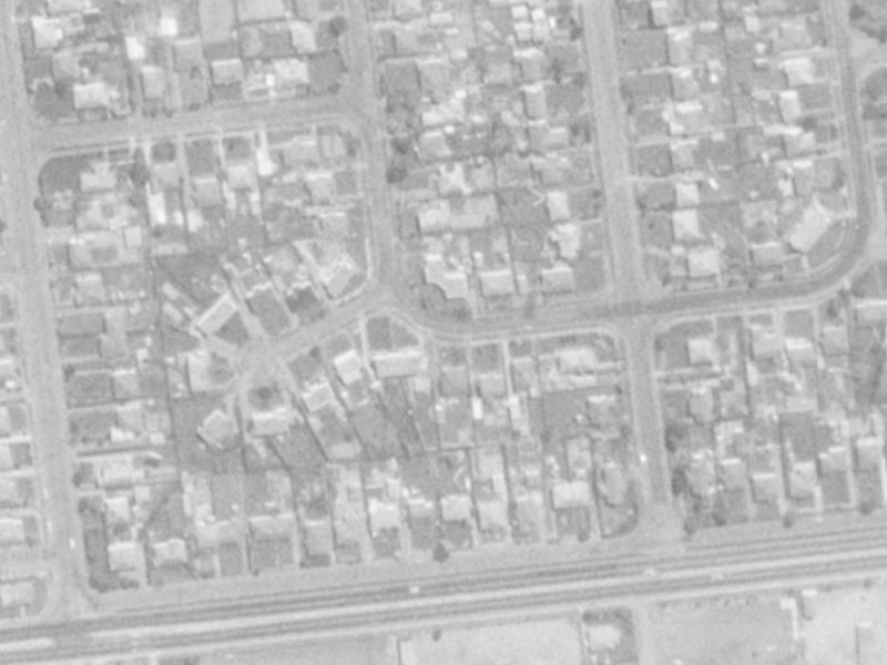 46A Centennial Avenue from the air, 1975-1979