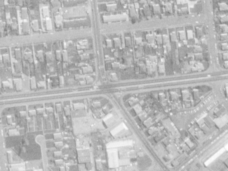 116 Clarence Street from the air, 1975-1979