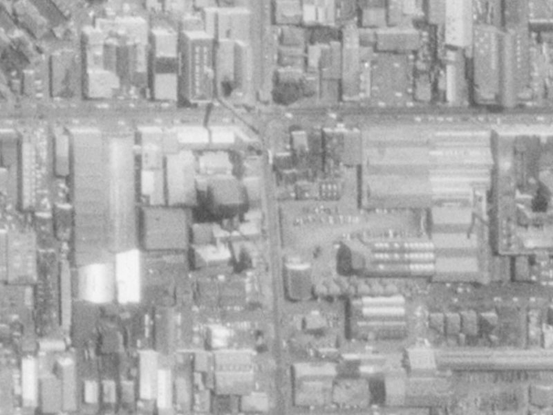 238 Antigua Street from the air, 1975-1979