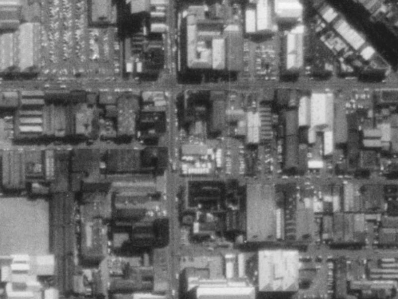 62 Manchester Street from the air, 1975-1979