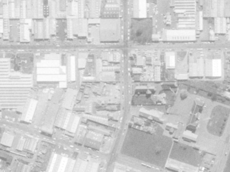 47 Phillips Street from the air, 1975-1979