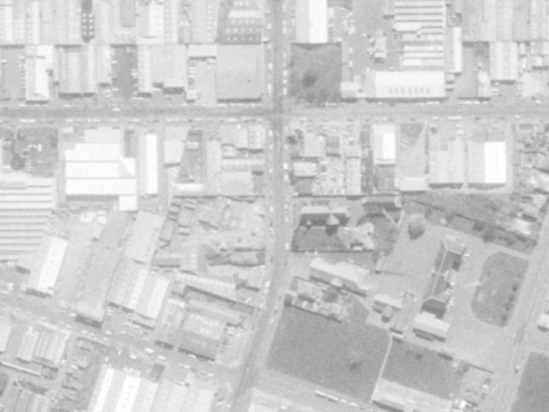 45 Phillips Street from the air, 1975-1979