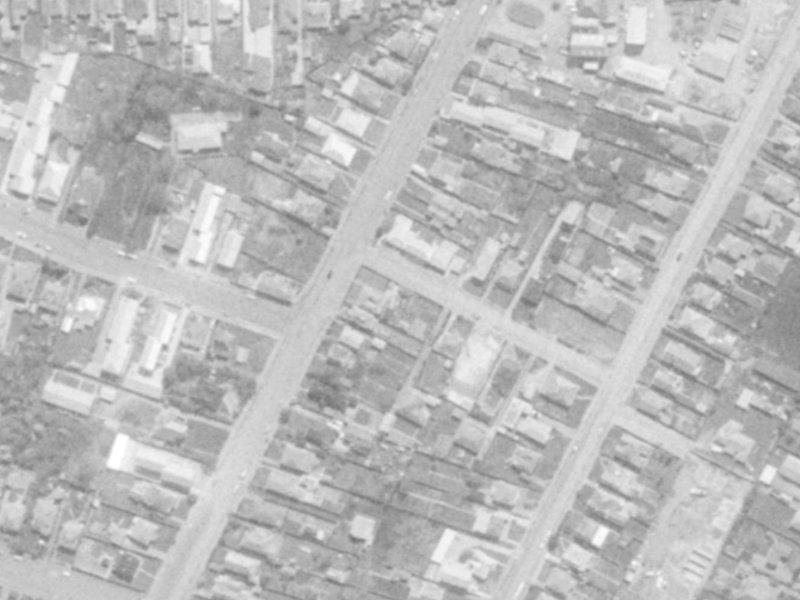 8 Inglis Street from the air, 1975-1979