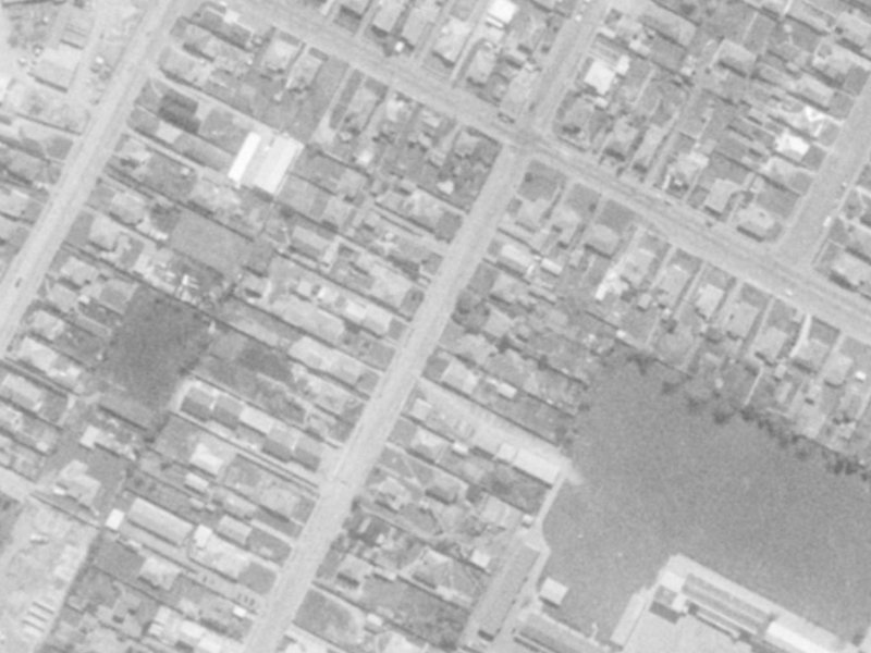 108A Bordesley Street from the air, 1975-1979