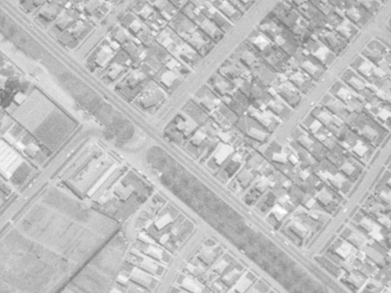 369 Linwood Avenue from the air, 1975-1979