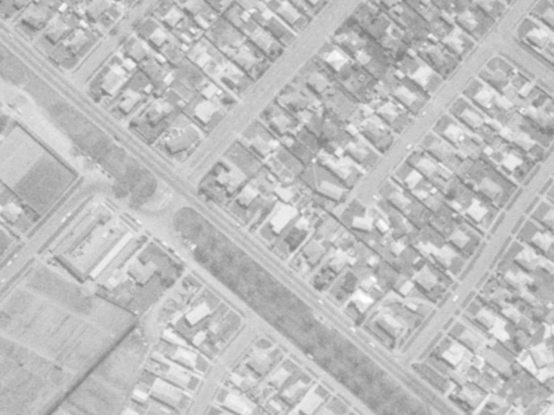 371 Linwood Avenue from the air, 1975-1979