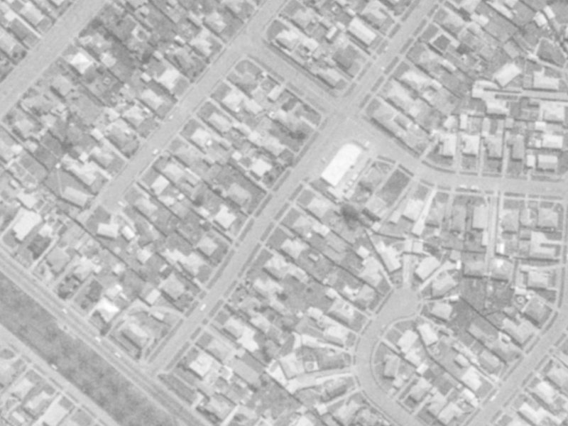 18 McGregors Road from the air, 1975-1979