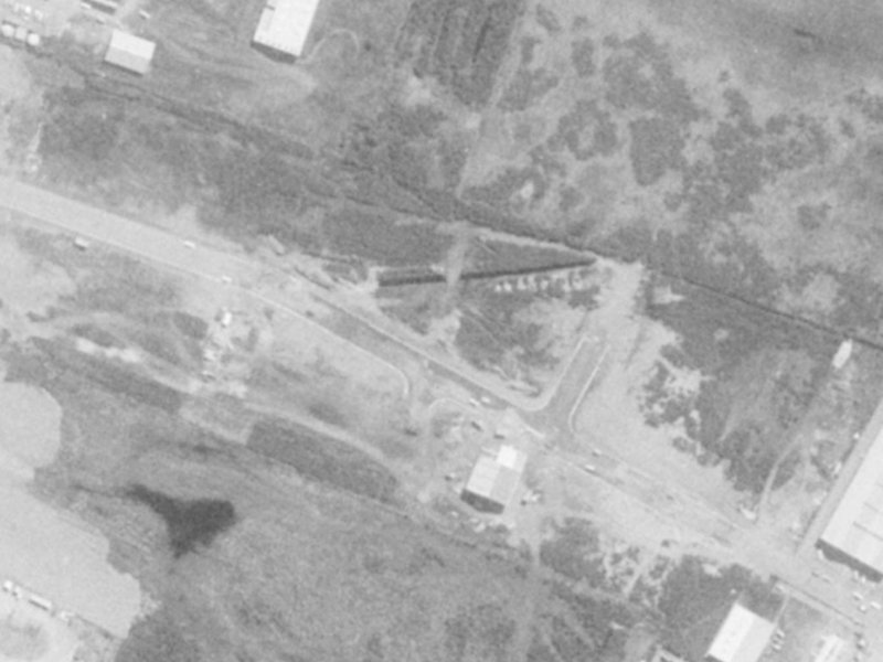 58 Wickham Street from the air, 1975-1979