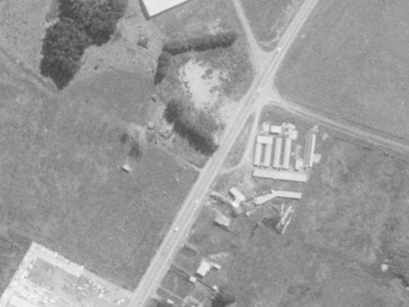 281 Dyers Road from the air, 1975-1979