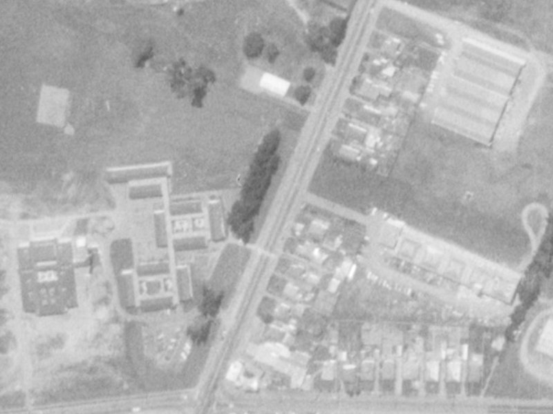 65 Carmen Road from the air, 1975-1979
