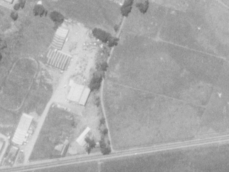 128B Waterloo Road from the air, 1975-1979