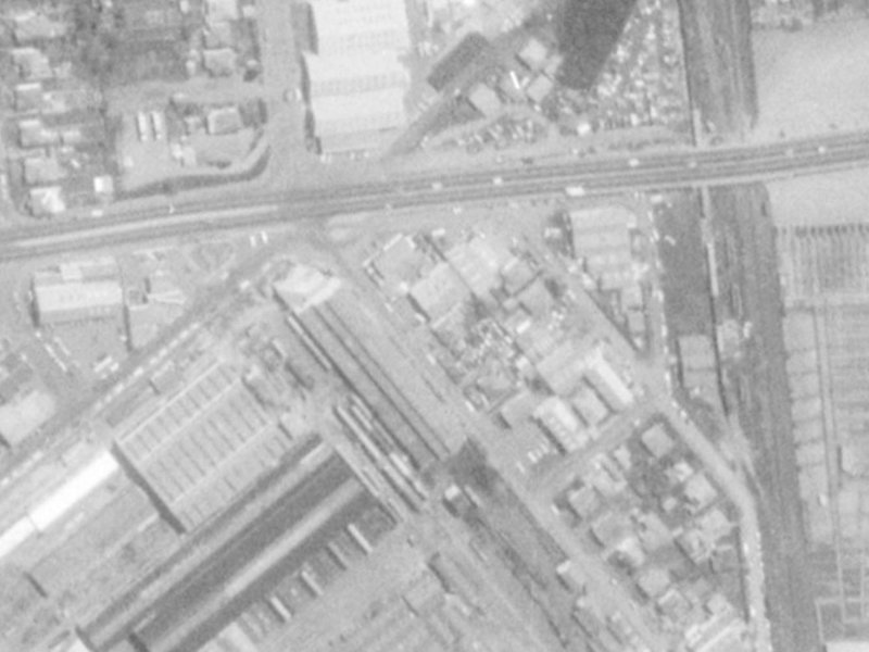 8 Blenheim Road from the air, 1975-1979
