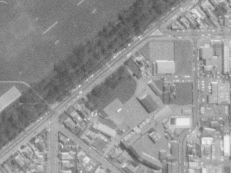 510D Hagley Avenue from the air, 1975-1979