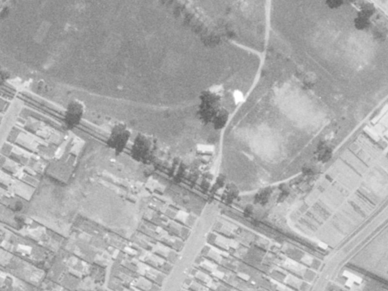 8–20 Bonar Place from the air, 1975-1979