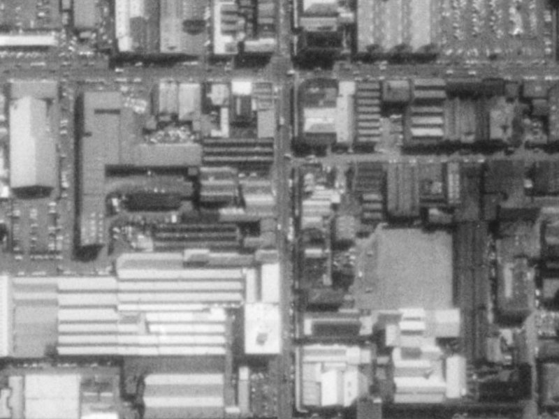 571 Colombo Street from the air, 1975-1979