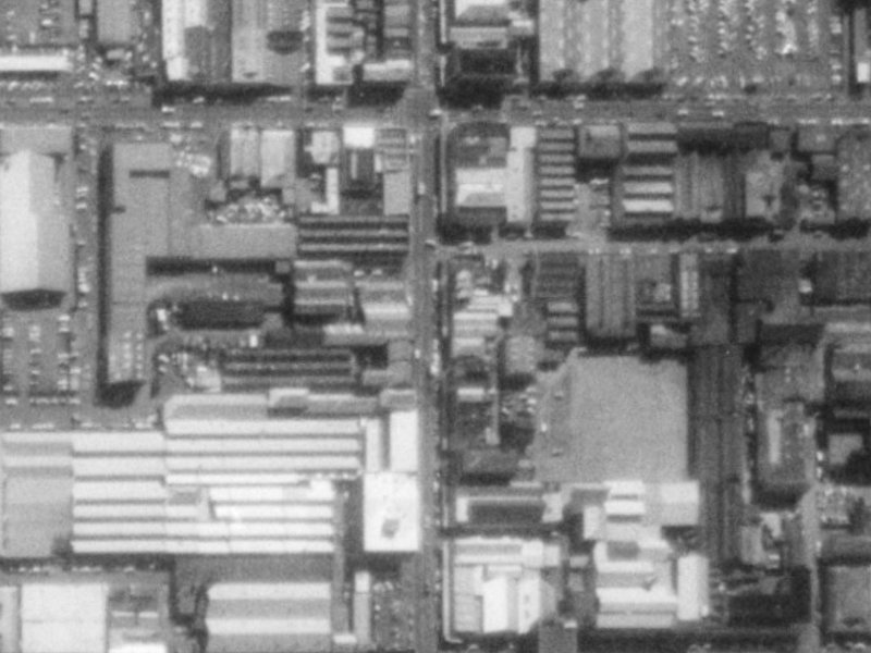 574 Colombo Street from the air, 1975-1979
