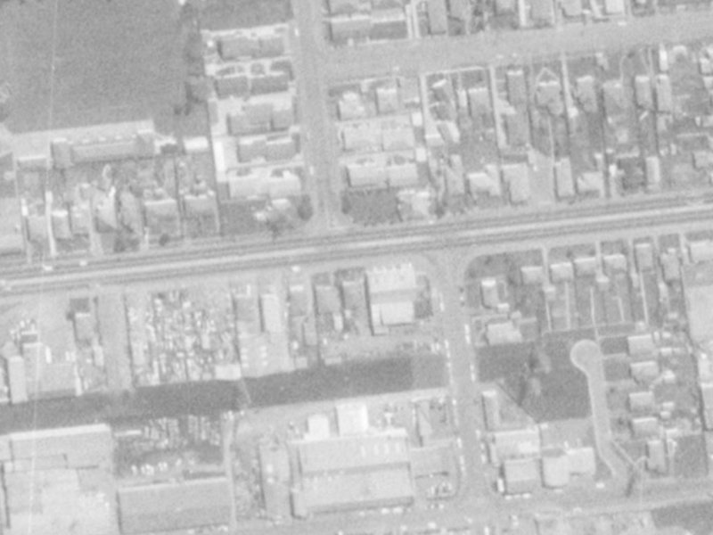 123 Blenheim Road from the air, 1975-1979