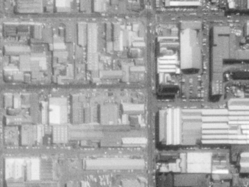 40 Walker Street from the air, 1975-1979