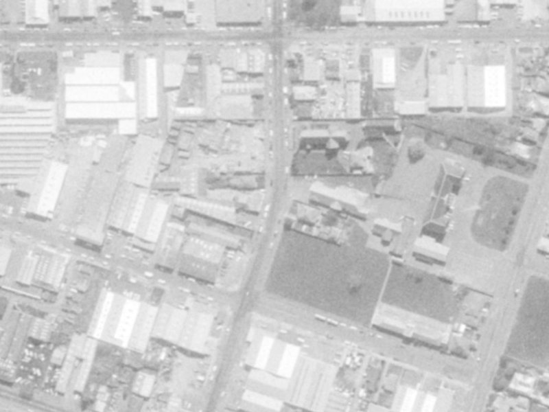 38 Phillips Street from the air, 1975-1979